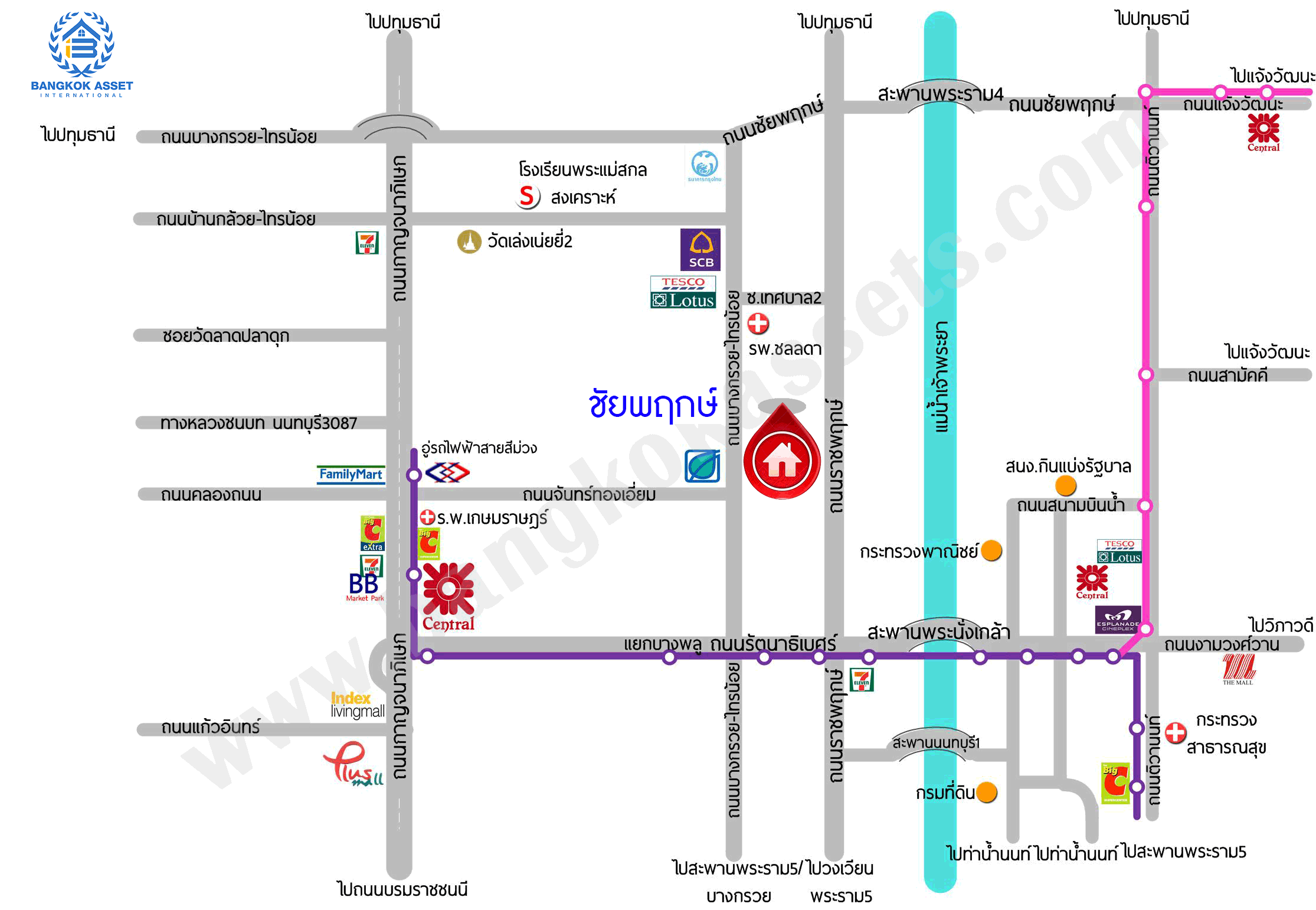 บ้านมือสองตกแต่งใหม่ สังคมคุณภาพ LH ม.ชัยพฤกษ์ บางบัวทอง หลังใหญ่ เนื้อที่ 61.6 ตร.ว. ฟังก์ชัน 3 ห้องนอน 2 ห้องน้ำ จอดรถได้ 2 คัน Facilities ครบครัน! บนทำเลเดินทางสะดวก ติดถนนบางกรวย-ไทรน้อย เชื่อมต่อหลายเส้นทาง ใกล้เซ็นทรัลเวสต์เกต และรถไฟฟ้าสายสีม่วง "สถานีบางพลู"